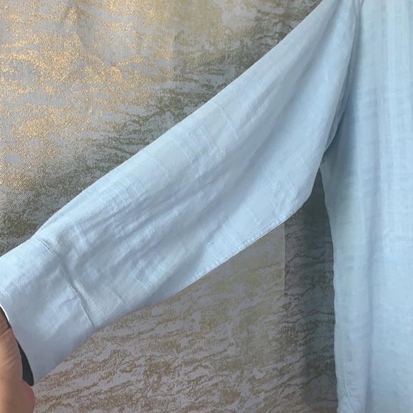 Baby Blue long sleeve men’s shirts size 44 - Picture 6 of 13